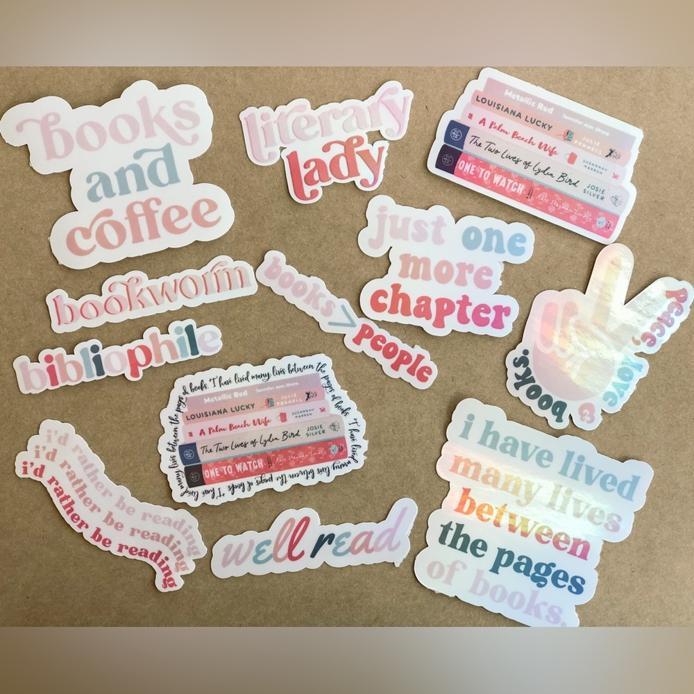 Book and Reading Stickers